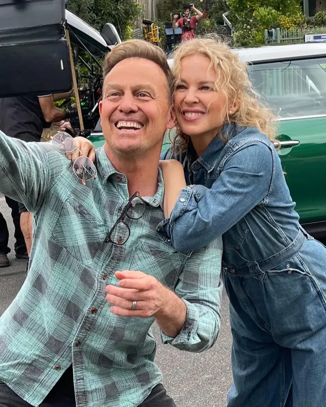 Kylie Minogue and Jason Donovan appeared in Neighbours last year