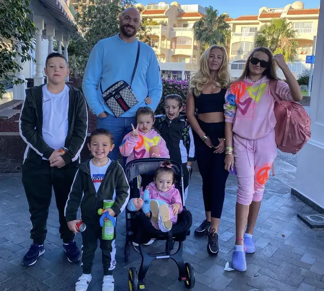 Tyson Fury and Paris Fury share seven children together