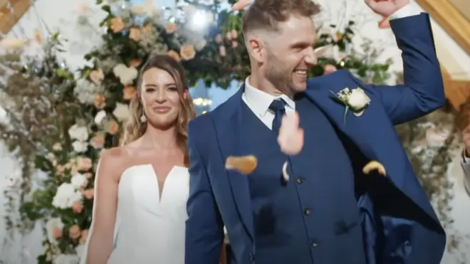 Laura and Arthur get married on Married At First Sight UK