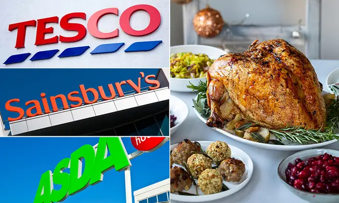 Supermarkets such as Asda and Tesco have confirmed when customers can book their Christmas delivery slot