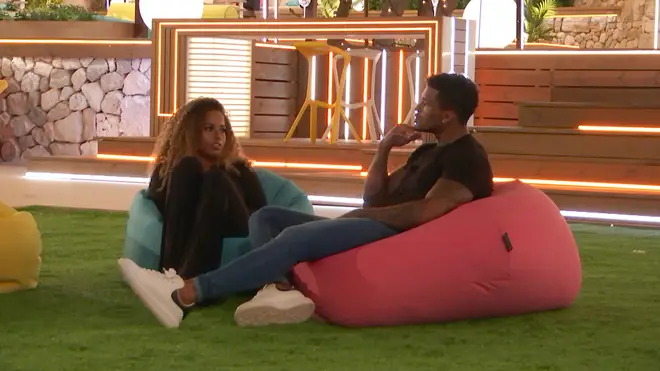 Amber and Michael get close in the garden