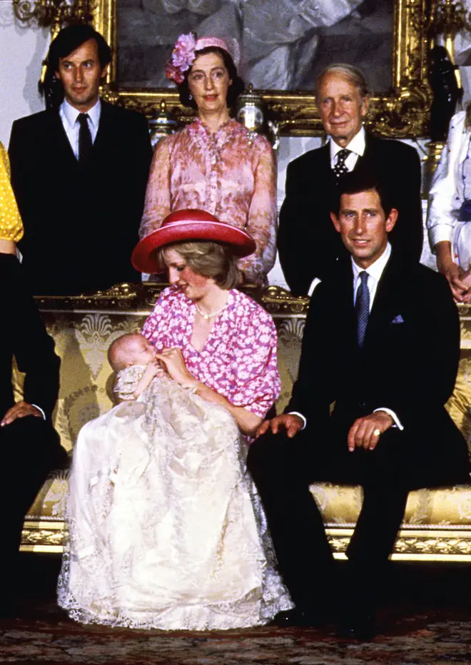 Princess Diana's children Prince Harry and Prince William were christened in the original gown