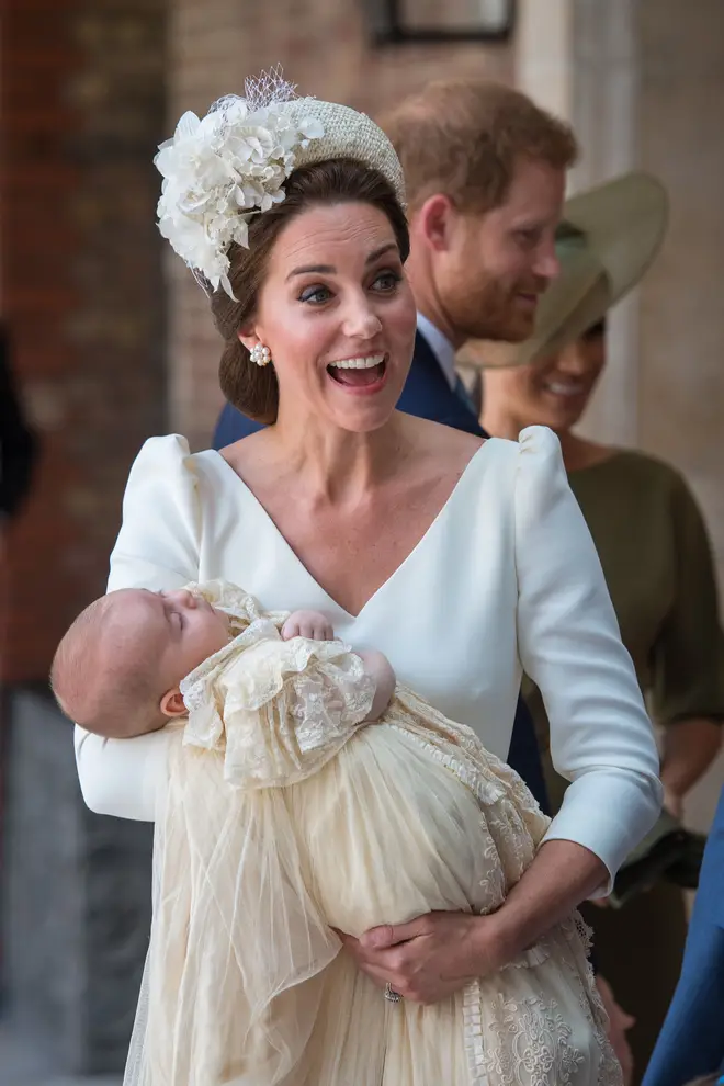 All of Kate Middleton and Prince William's children were christened in the replica gown