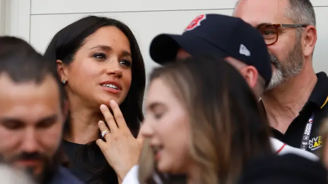 Meghan wore the stone again during an outing for the Invictus Games