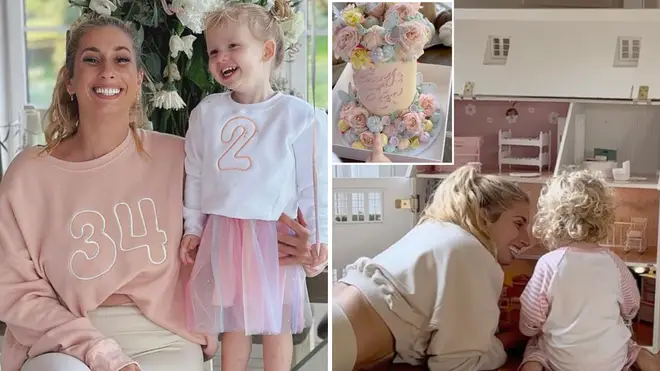 Stacey Solomon and her daughter Rose celebrated their birthday together