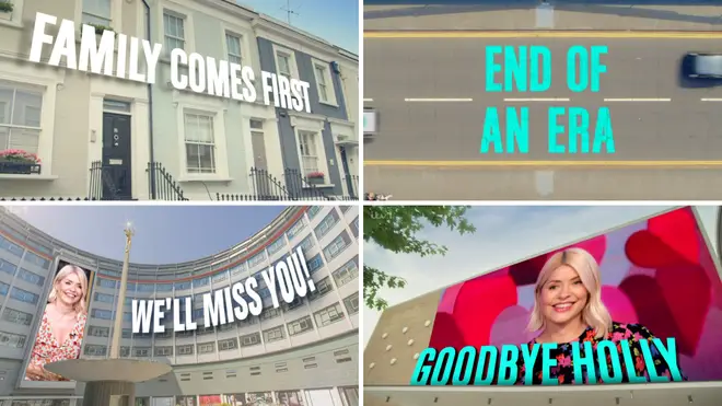 This Morning aired special messages in the opening credits of the show as they marked the end of Holly Willoughby's time with them
