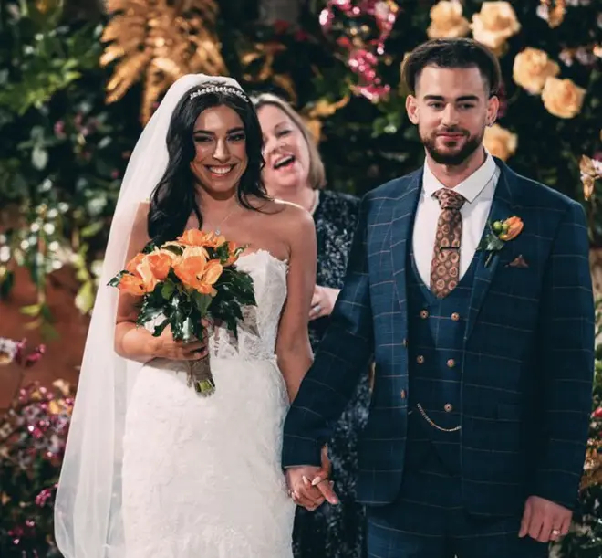 Jordan and Erica were wed on Married At First Sight