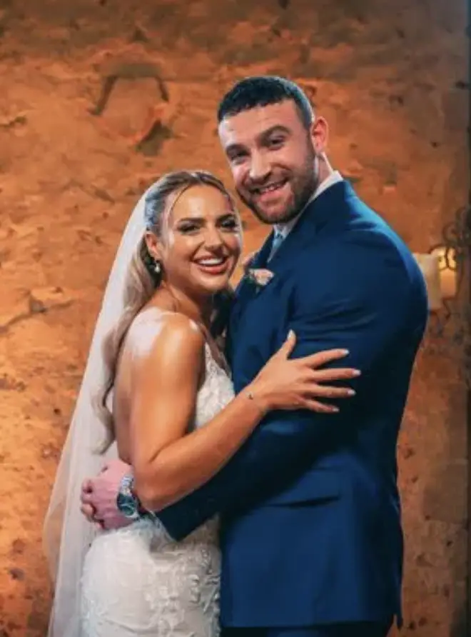 Adrienne and Matt are one of the late arrivals on Married At First Sight