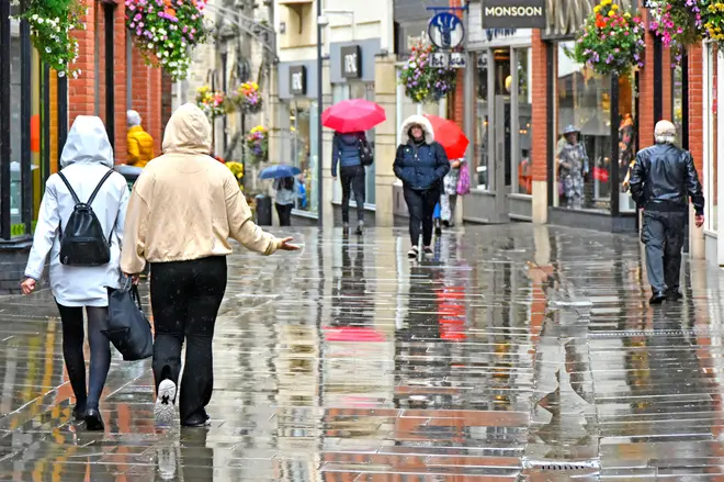 Heavy rain and wind is set to hit the UK this week