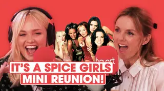 There was a Spice Girls reunion as Emma Bunton and Geri Halliwell-Horner had a catch up