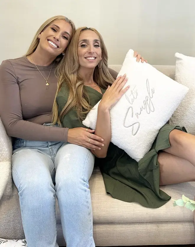 Stacey Solomon has a close relationship with her sister.