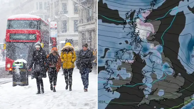 Exact date UK to be 'covered in snow' in after Storm Babet.