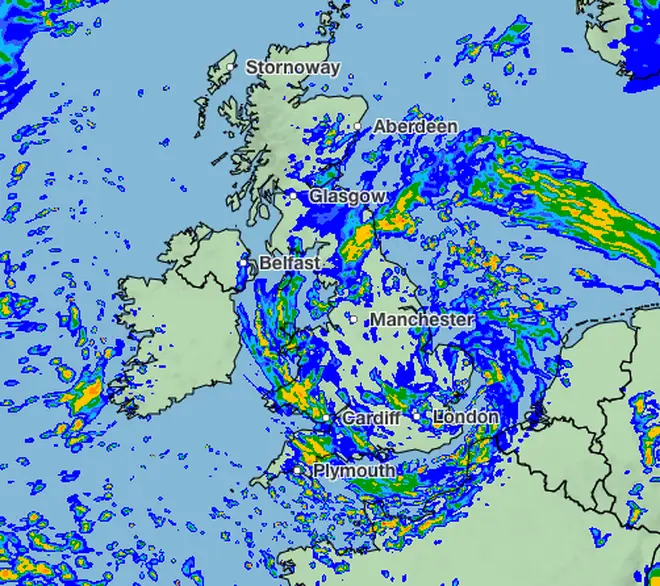 Met Office Storm Ciarán forecast: Thursday, 2nd November, 11:00AM