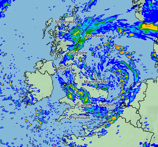 Met Office Storm Ciarán forecast: Thursday, 2nd November, 4:00PM