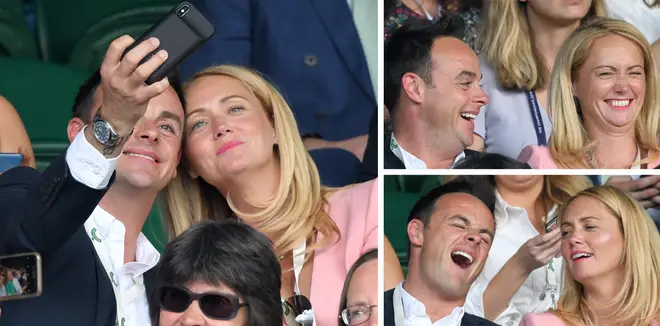 Ant McPartlin made his first public appearance with his girlfriend