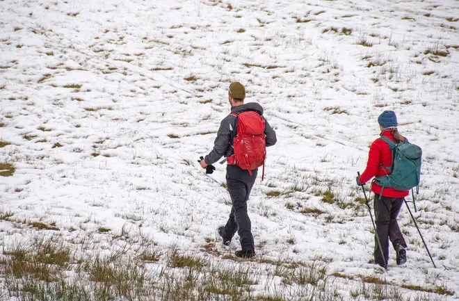 The Met Office have suggested that there may be snow on the Scottish mountains
