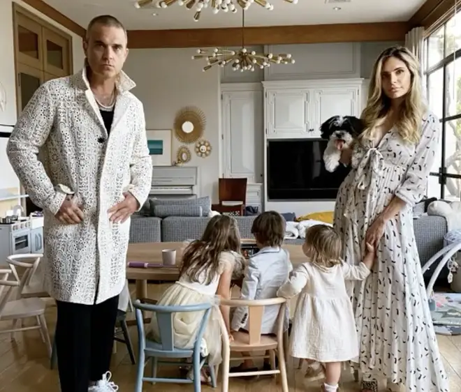 Robbie Williams and Ayda Field share four children together