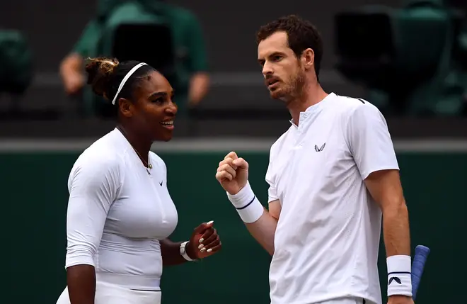 Andy and Serena Williams are currently playing in the mixed doubles