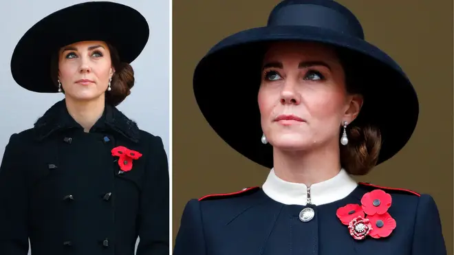 Why Kate Middleton wears three poppies on Remembrance Sunday