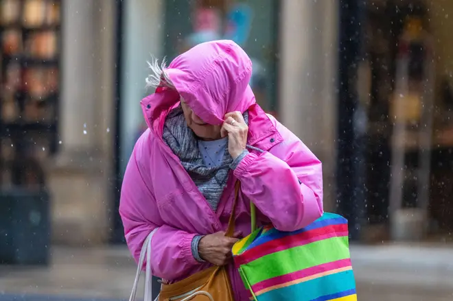 There is an Amber weather warning in place for parts of England until Monday evening