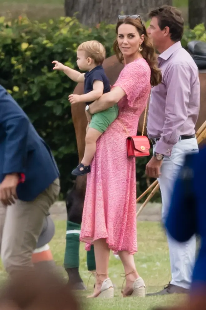 Kate looked stunning in this pink dress