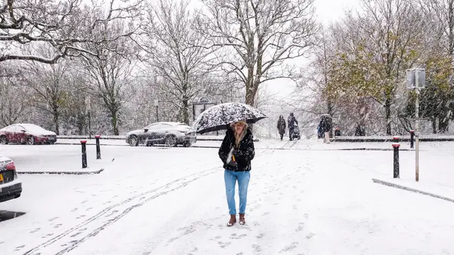 The country could be seeing the first winter snowfall soon