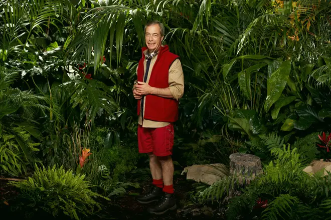 Nigel Farage is one of the I'm A Celebrity 2023 campmates