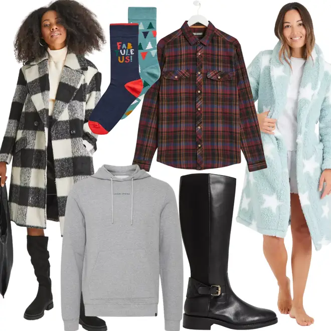 From dressing gowns to socks, boots to coats, Argos has a wide-range of clothing options
