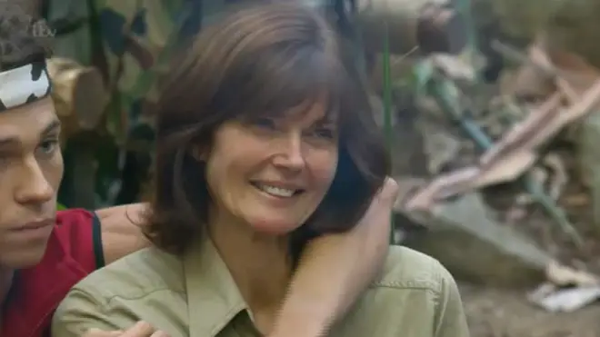 Annabel Giles appeared on I'm A Celebrity in 2013. Pictured alongside Joey Essex