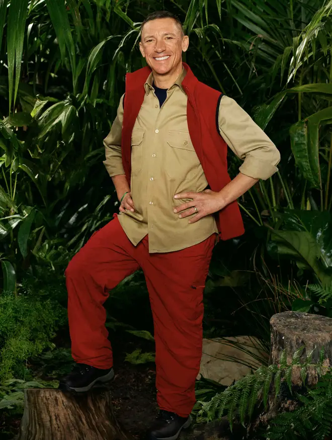 Frankie Dettori is the latest arrival on I'm A Celebrity