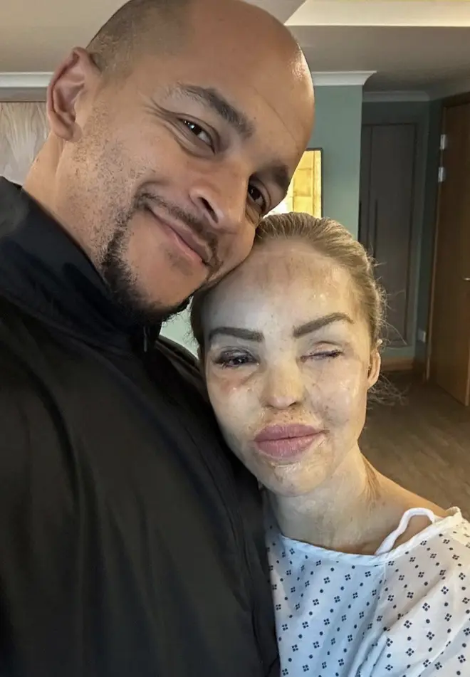 Katie Piper shared an image with her husband Richard Sutton