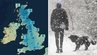 UK weather: Arctic blast to bring sub-zero temperatures this weekend