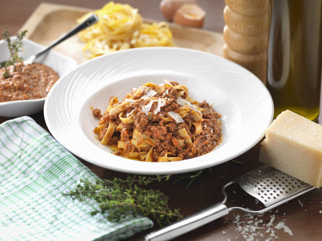 Bolognese is traditionally cooked in a very specific way