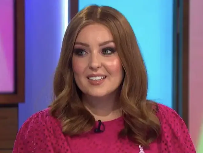 Amy Dowden revealed she knew she had cancer before she went on honeymoon. Pictured here on Loose Women