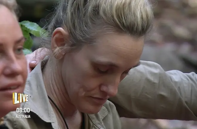 Grace Dent looked downcast after finding out she had been voted to do the Bushtucker Trial