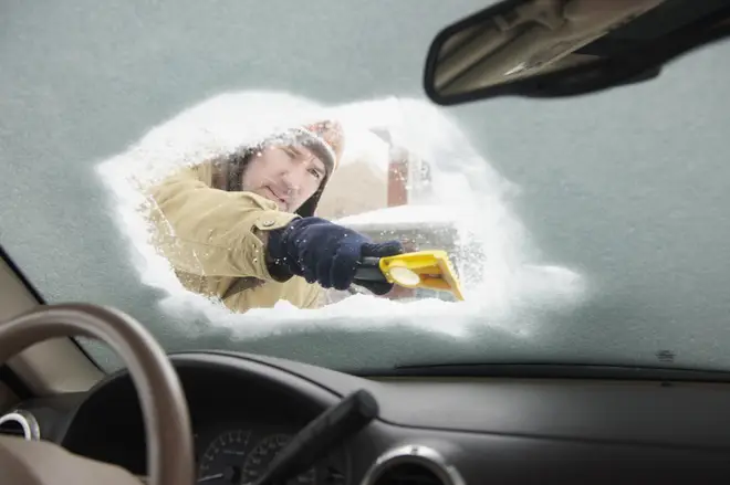 There are several hacks you can use to speed up defrosting your car