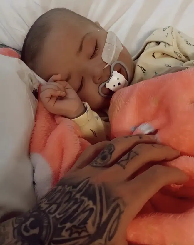 Ashley Cain often posts moving images of his late daughter Azaylia Cain.