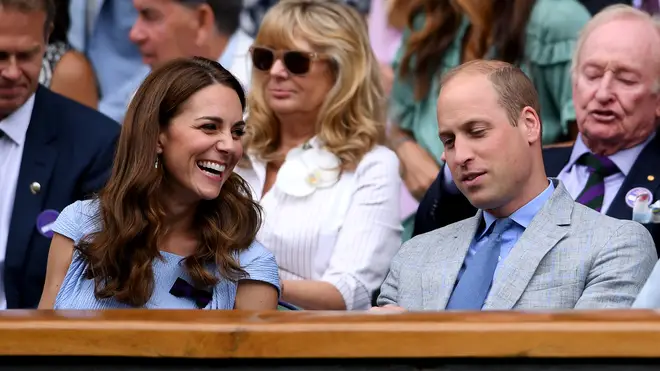 The Duchess of Cambridge was joined by husband Prince William to watch the Men's Singles Finals.