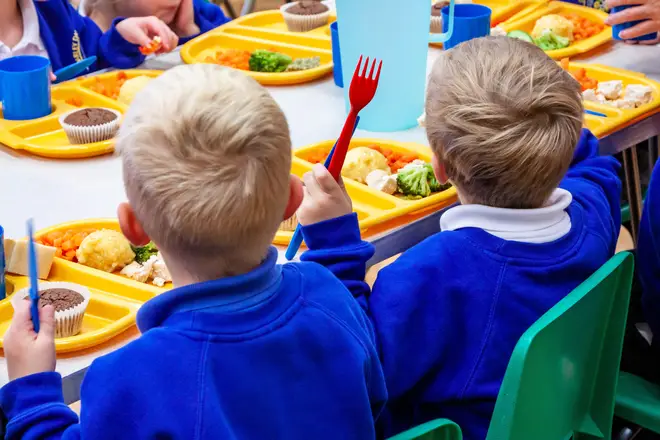 Free school meals are offered to low-income households.