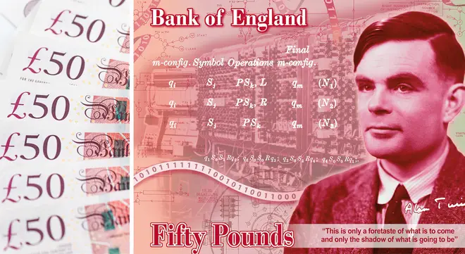 Alan Turing has been confirmed on the new £50 note