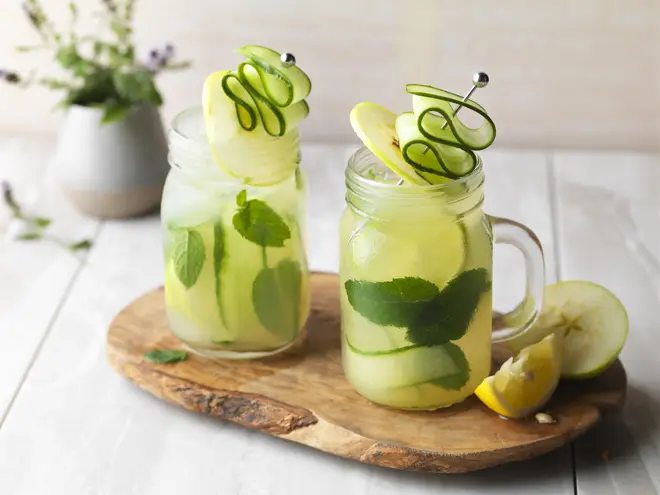 This is a lighter take on a classic mojito that doesn't cut back on taste