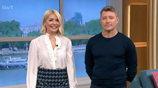 Ben Shephard previously guest presented This Morning alongside Holly Willoughby.