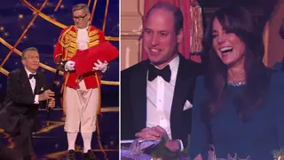 Royal Variety: Bradley Walsh leaves viewers 'cringing' with awkward Kate and William joke