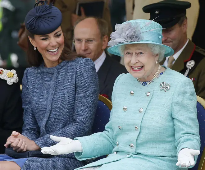 Queen Elizaebeth II and Kate Middleton shared a close relationship