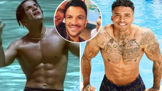 Peter Andre admits people think he looks just like the hunky Islander – but he says Michael has a "better bod".
