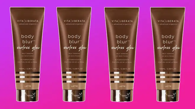 This product is half-tan half leg make-up it covers blemishes and makes them glow