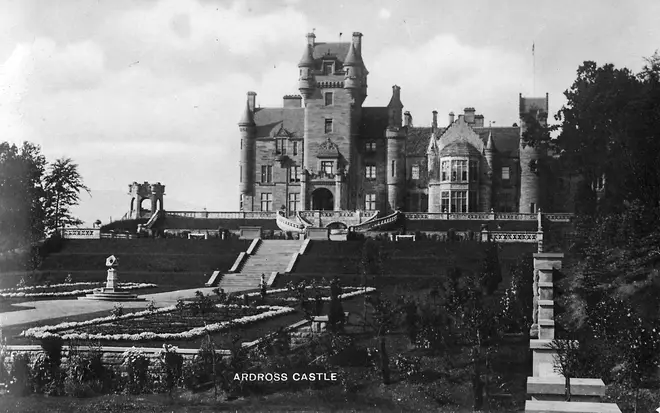 Ardross Castle pictured in 1960