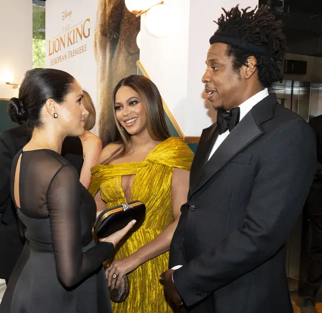 Meghan Markle met with Beyoncé and Jay Z at the premiere