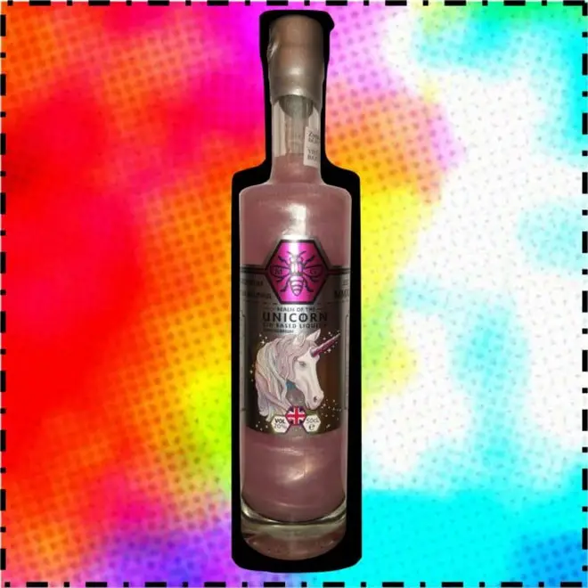 The unicorn gin is one of their most well-known