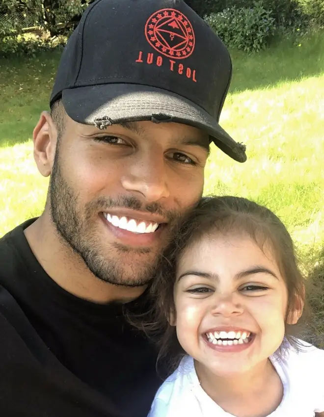 Luis Morrison will be on this year's Love Island: All-Stars. Pictured with his daughter Vienna